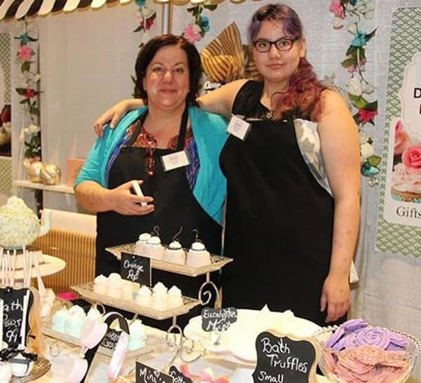 The owners of Swinging Soaps
