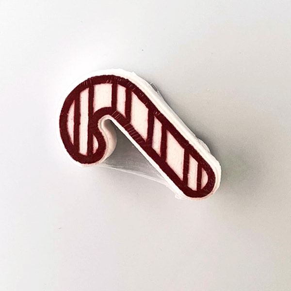 Bath Bomb - Candy Cane Shaped