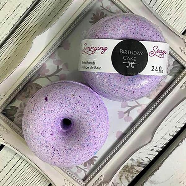 Bath Bomb - Unwrap the Fun of Birthday Cake Bath Bomb Donut