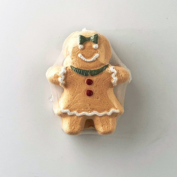 Gingerbread Girl Shaped Bath Bomb