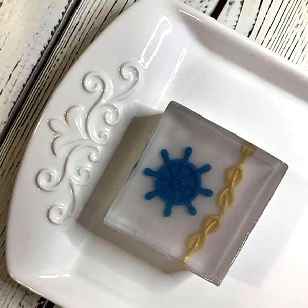 Bar Soap - Nautical theme - Ship Helm