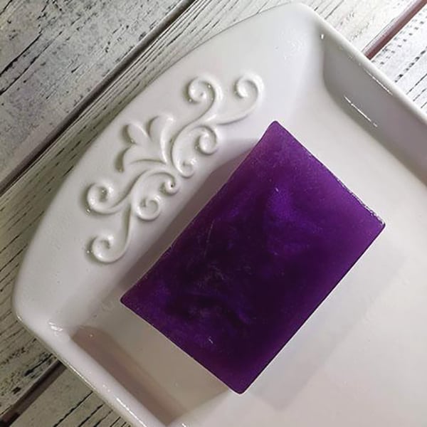 Grape-scented bar soap for a stellar shower experience.