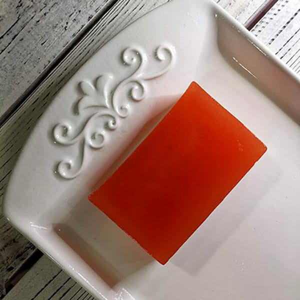 Karma Natural Soap - Good vibes and citrusy bliss in a pretty orange bar