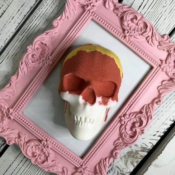 Skull Bath Bomb - Candy Corn Scent