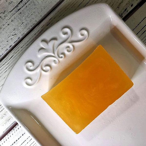 Vibrant Orange Bar Soap - Energize your shower with this citrus-colored beauty