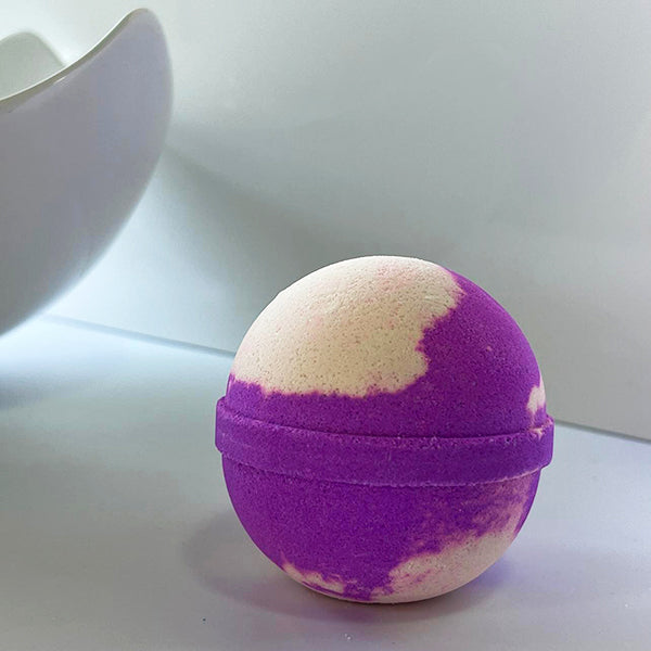 Captivating Black Raspberry Vanilla Bath Bomb - A Sensory Delight