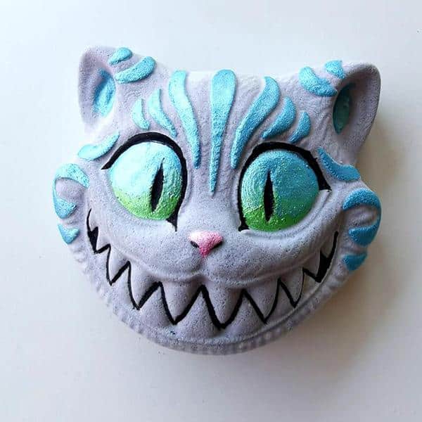 Cheshire Cat Shaped Bath Bomb - Gray