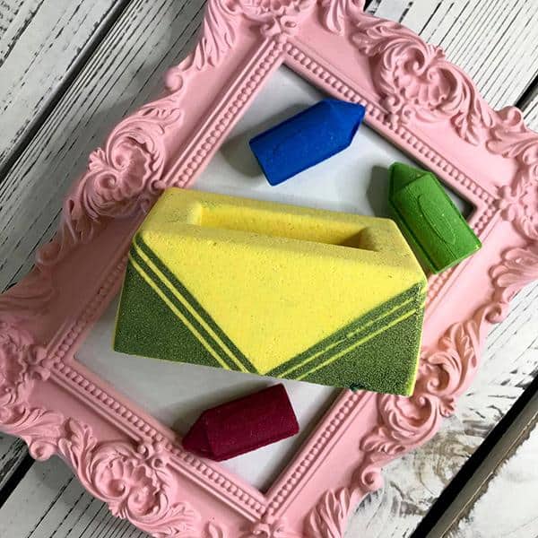 Crayon Box Shaped Bath Bombs