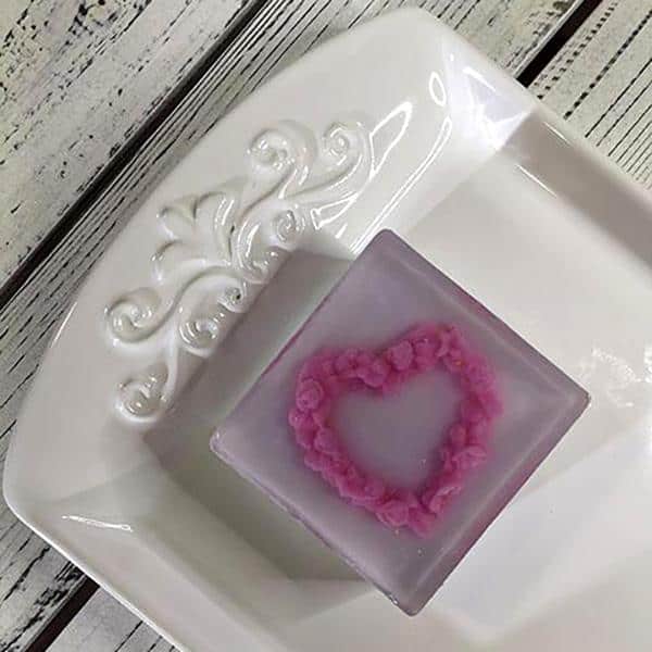 Pink Flower Wreath Soap