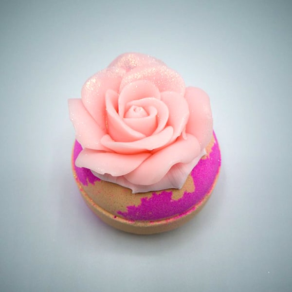 Gourmet Bath Bomb Donut - Rose Gold