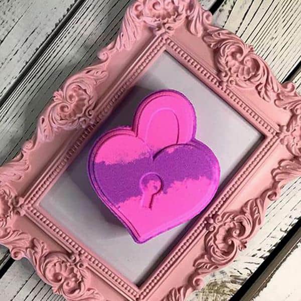 Heart Locket Shaped Bath Bomb 