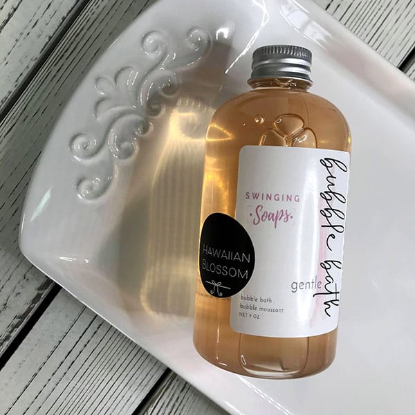 Large Bubble Bath - Hawaiian Blossom Scent