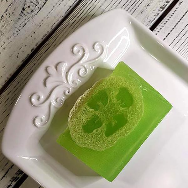 Bar Soap Loofah - Green Tea