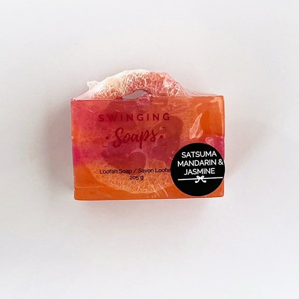 Loofah Bar Soap - Satsuma, Mandarin & Jasmine