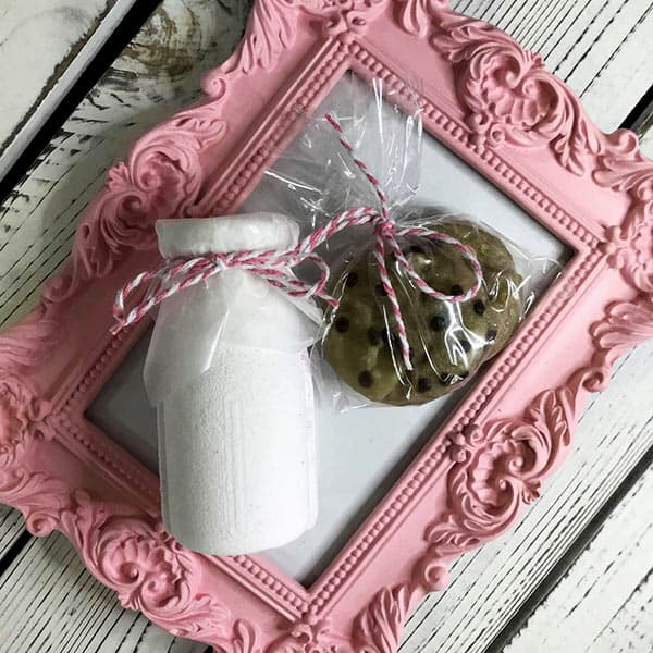 Milk & Cookies Bath Bomb and Soap Cookie Gift Set