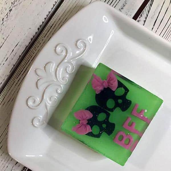 Pink BFF Skulls - Halloween Soap